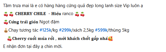 Cherry Chile ngập chợ mạng Việt dịp đầu năm, giá hơn 100.000 đồng/kg có đáng tin cậy? - Ảnh 1