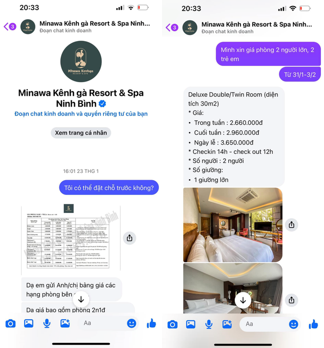 Đặt phòng resort dịp Tết lại trúng page giả mạo, người phụ nữ chuyển khoản 6 lần lên đến 1 tỷ đồng, kẻ lừa đảo còn trách cứ một điều! - Ảnh 1