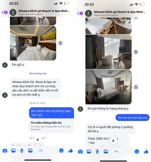 Đặt phòng resort dịp Tết lại trúng page giả mạo, người phụ nữ chuyển khoản 6 lần lên đến 1 tỷ đồng, kẻ lừa đảo còn trách cứ một điều! - Ảnh 2