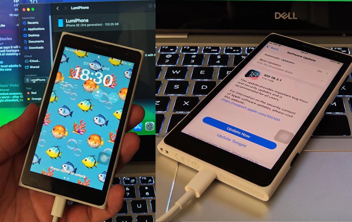 Điện thoại Nokia Lumia “hồi sinh”, chạy hệ điều hành iOS của iPhone: Chuyện lạ gì đang xảy ra? - Ảnh 1