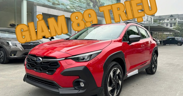 Subaru Crosstrek giảm 89 triệu cả 2 phiên bản, giá vẫn đắt ngang Hyundai Santa Fe