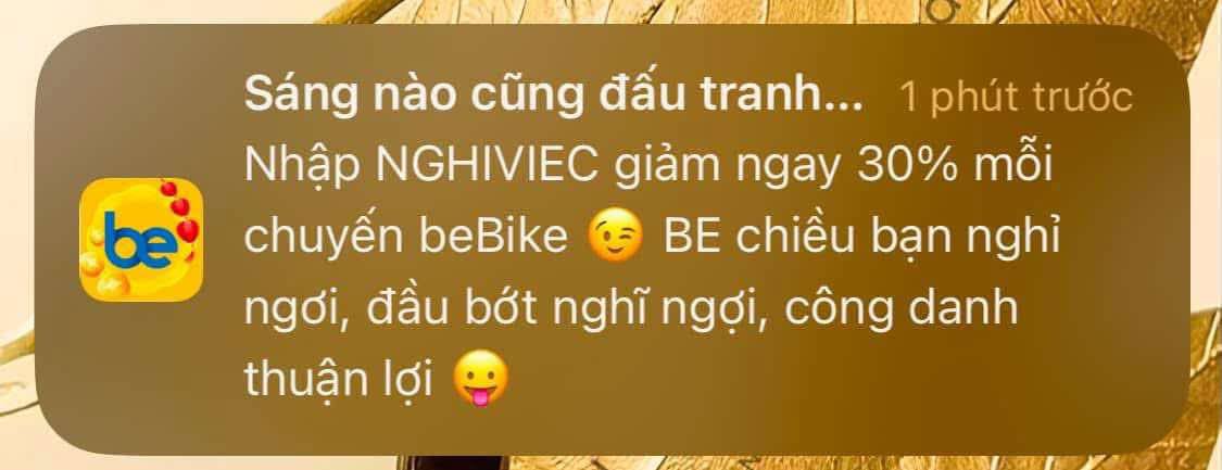 beBike gây tranh cãi khi tung code NGHIVIEC giảm ngay 30%: Giữa bão sa thải làm vậy liệu có vui? - Ảnh 2