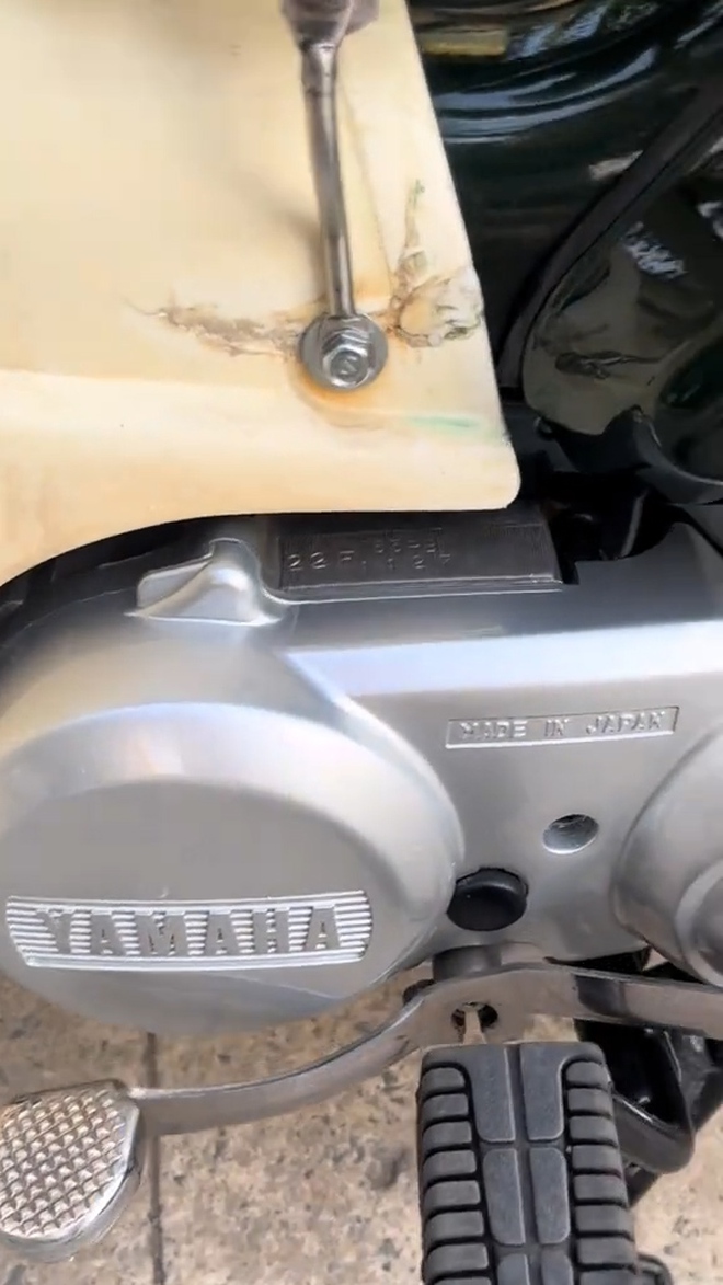 Dân mạng choáng với xe giống Honda Cub nhưng gắn logo Yamaha: Có chi tiết cực bền, xe ngày nay hiếm thấy - Ảnh 6