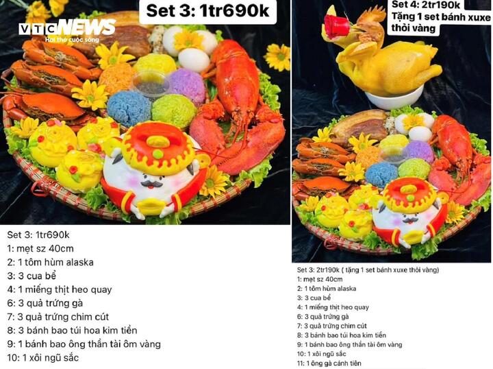 Tôm hùm, cua biển lên mâm cúng vía thần Tài, rẻ nhất vài trăm nghìn đồng/mâm - Ảnh 2