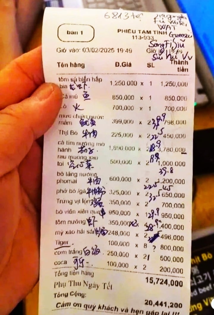 Phạt gần 100 triệu đồng quán ăn ở Nha Trang bán đĩa rau muống xào 500.000 đồng - Ảnh 1