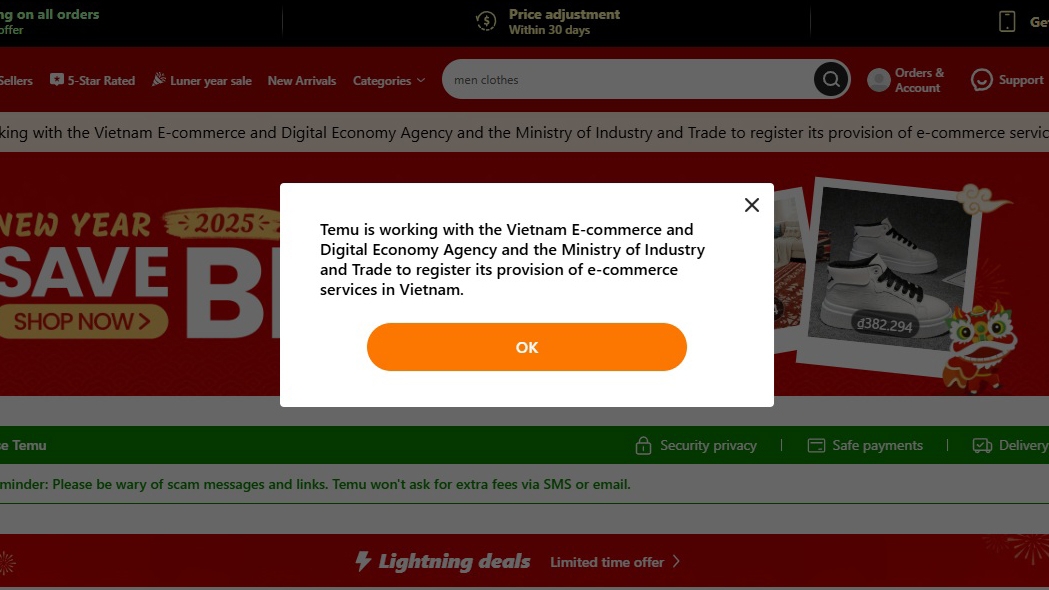 Sàn Temu tạm dừng hoạt động tại Việt Nam: Xử lý đơn hàng và hoàn tiền ra sao? - Ảnh 1