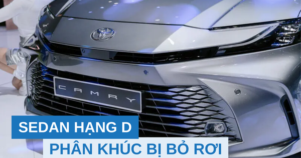 Sedan hạng D bị khách Việt 'bỏ rơi': 2 cái tên nằm trong top bán ế, Toyota Camry bán gấp 3 lần các đối thủ cũng không cứu nổi cả phân khúc