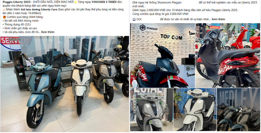 'Vua xe ga' 125cc của Ý vừa về đại lý Việt đã giảm giá mạnh: Nâng cấp loạt trang bị, ăn 2,19 lít/100km - cạnh tranh trực tiếp với SH Mode - Ảnh 2