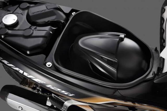 Honda Wave 125i đã về đại lý Việt: Màu vàng đồng cực đẹp, ăn xăng 1,67L/100km, cốp to ngang cốp Vision - Ảnh 5