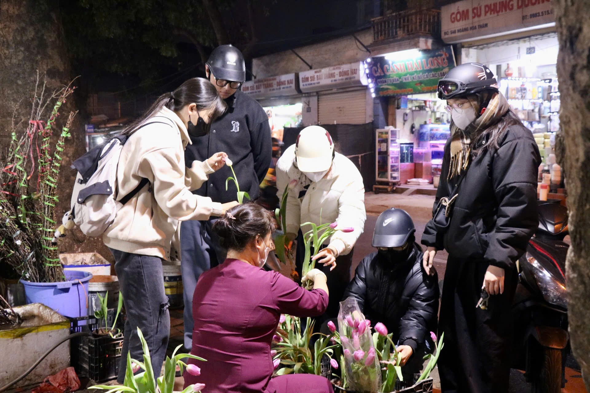 Giới trẻ mê trồng hoa tulip, tiểu thương thu hàng chục triệu mỗi ngày - Ảnh 6