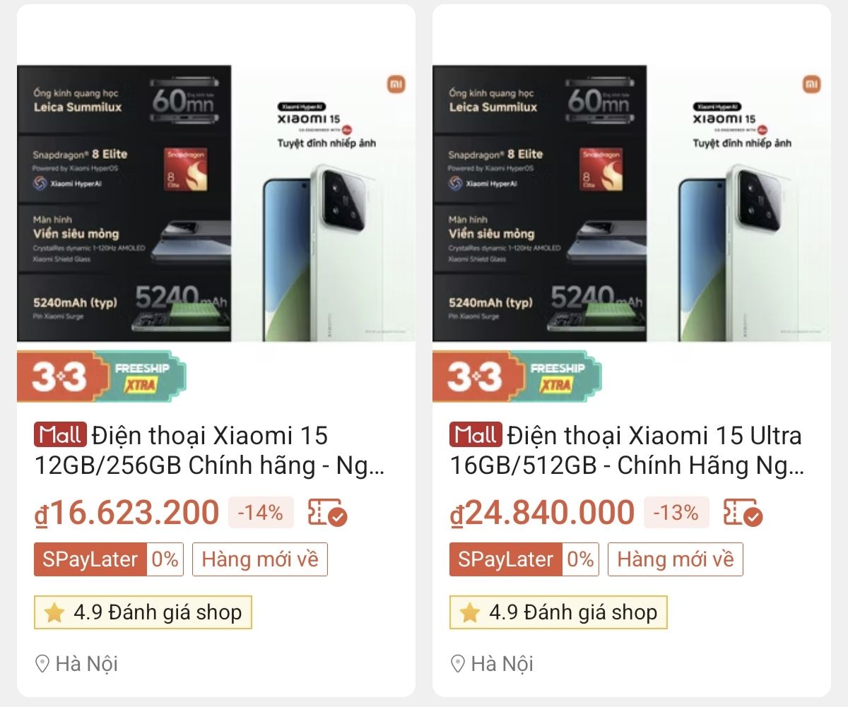 Bán Xiaomi 15 Ultra giá rẻ nhất thế giới, Xiaomi Việt Nam vừa hạ đo ván hàng xách tay nội địa Trung Quốc - Ảnh 5