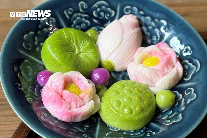 Mê mẩn bánh trôi, bánh chay nghệ thuật, bà nội trợ săn mua cúng Tết Hàn thực - Ảnh 1