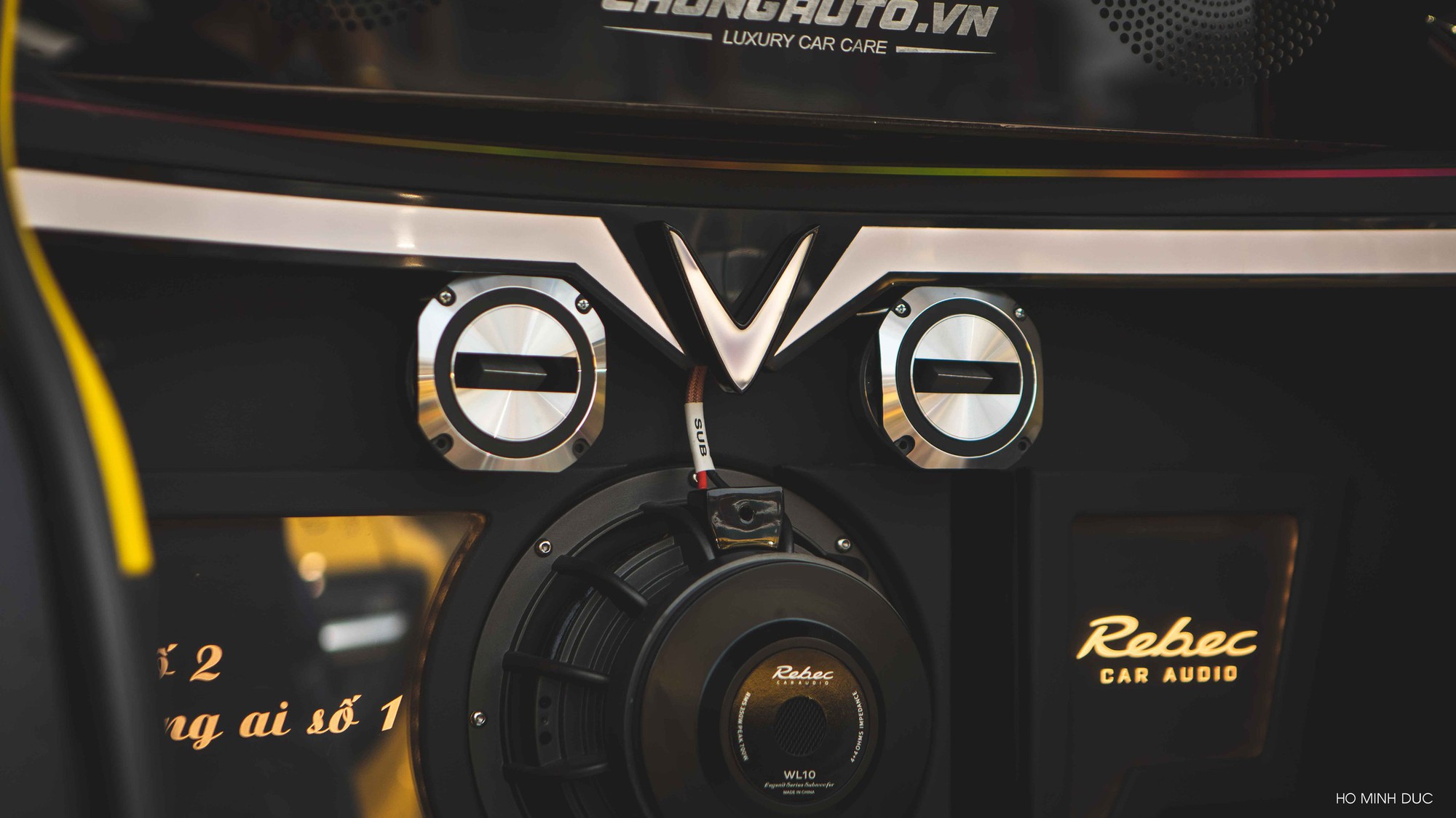 Bỏ 2 cây vàng làm VinFast VF 3 độc nhất: Biến mâm xe thành loa, hát karaoke từ sáng đến tối không hết pin - Ảnh 20