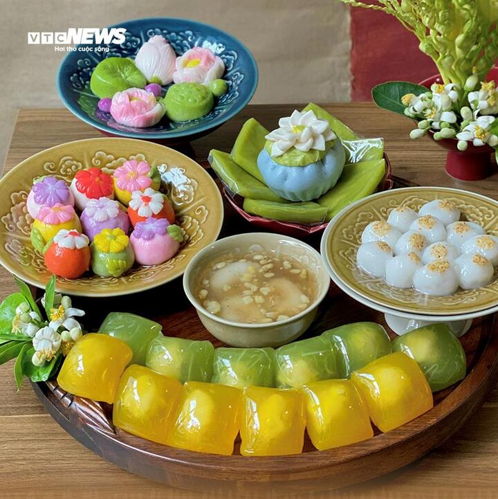 Mê mẩn bánh trôi, bánh chay nghệ thuật, bà nội trợ săn mua cúng Tết Hàn thực - Ảnh 4