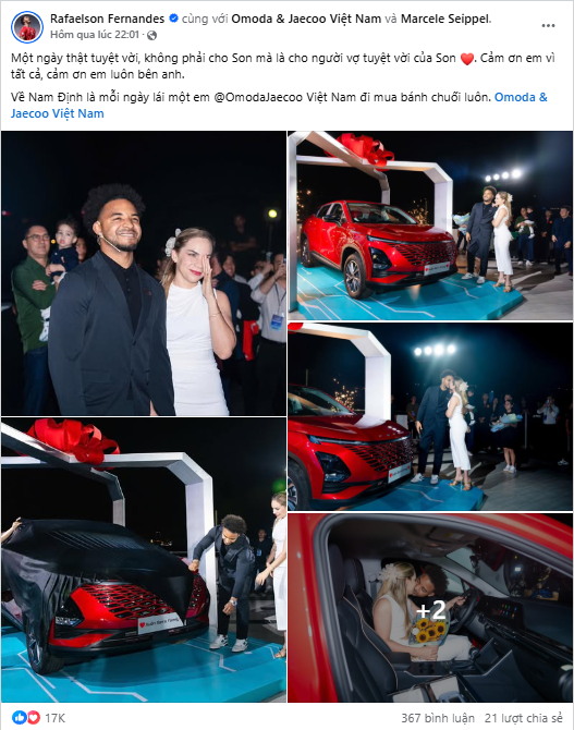 Nguyễn Xuân Son tặng vợ ô tô mới để 'đi mua bánh chuối', giá chưa đến 500 triệu đồng rẻ ngang SUV cỡ A - Ảnh 1