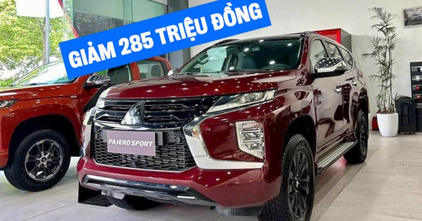 Mitsubishi Pajero Sport giảm tới 285 triệu tại đại lý, SUV hạng D giá khởi điểm thực tế ngang Kia Sportage