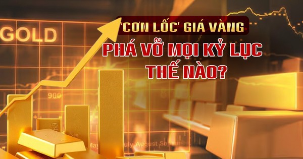 ‘Cơn lốc’ giá vàng phá vỡ mọi kỷ lục thế nào?
