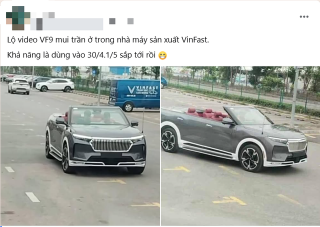 Xuất hiện mẫu xe cực lạ trong nhà máy VinFast: Không có mui, không phải VF 8, có mặt ca lăng như xe xăng - Ảnh 2