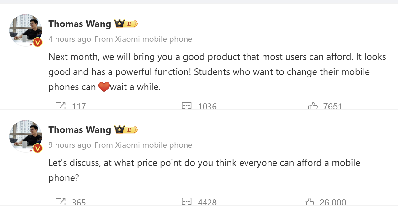 Huawei ra mắt điện thoại "ngàn đô" mà dám nói "ai cũng mua được", Xiaomi lập tức đáp trả: "Giá của chúng tôi mới gọi là hợp lý, các bạn sinh viên hãy đợi đấy" - Ảnh 2