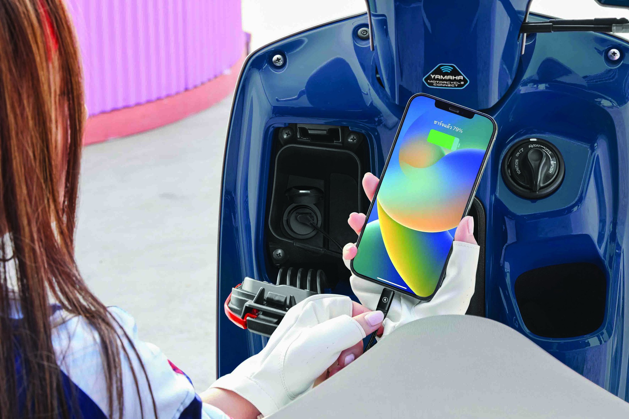 Xe ga 125cc vừa cập bến đại lý Việt được nâng cấp: Trang bị vượt Honda Vision, động cơ hybrid - ăn 1,7 lít/100km - Ảnh 4