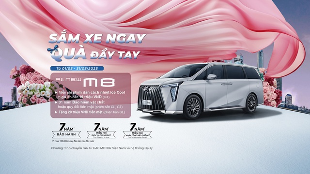 GAC MOTOR tưng bừng ưu đãi với chương trình khuyến mại tháng 3/2025 - Ảnh 3
