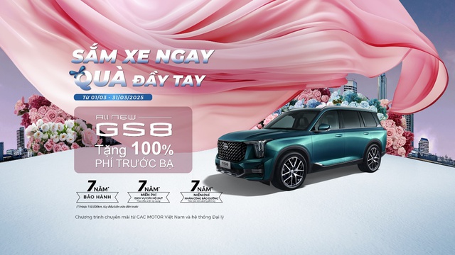 GAC MOTOR tưng bừng ưu đãi với chương trình khuyến mại tháng 3/2025 - Ảnh 5