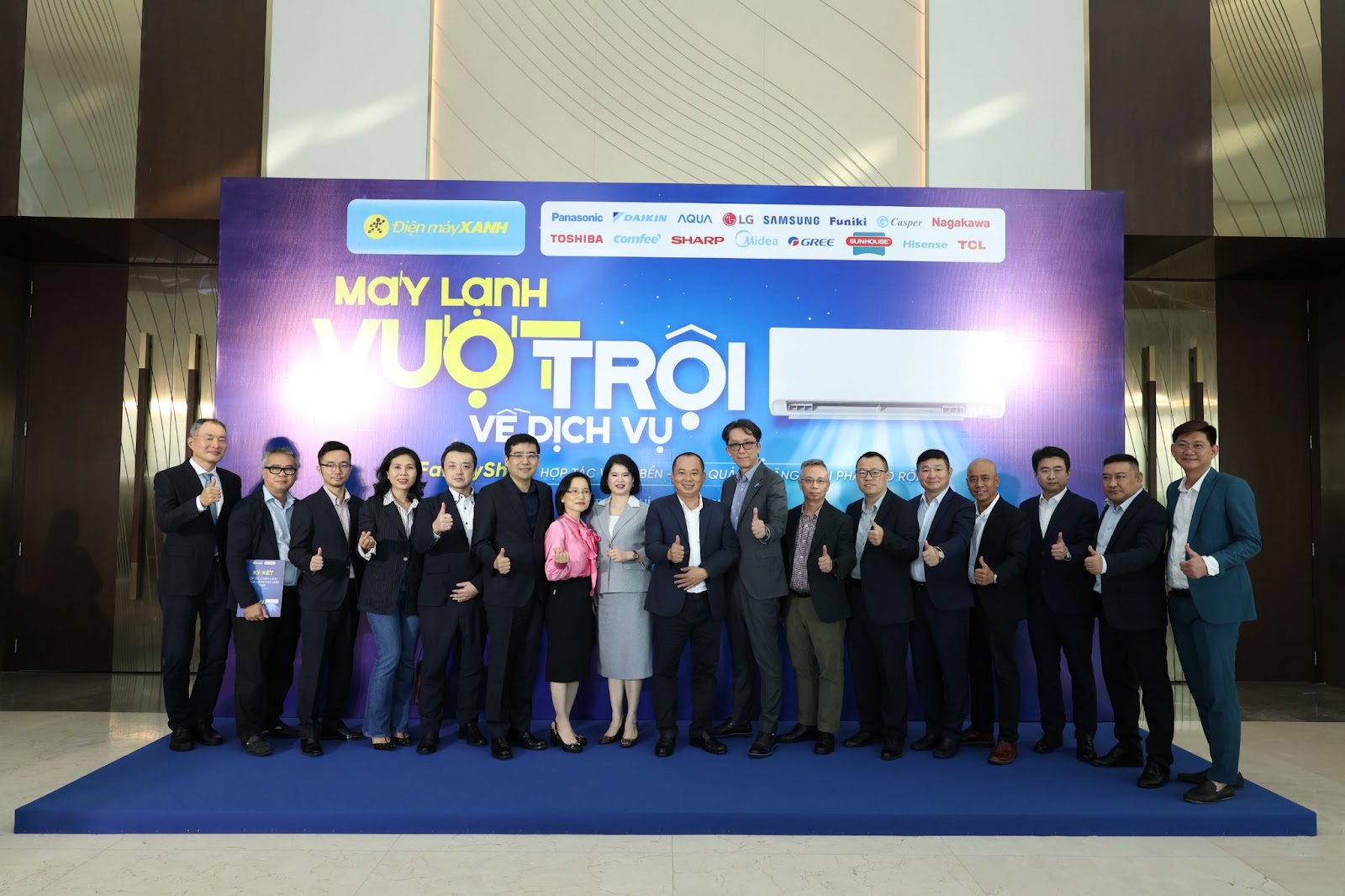 Ký kết 16 hãng, Điện máy Xanh tung chiến thuật đặc biệt cho mục tiêu 1 triệu máy lạnh, chiếm 40% thị phần - Ảnh 1