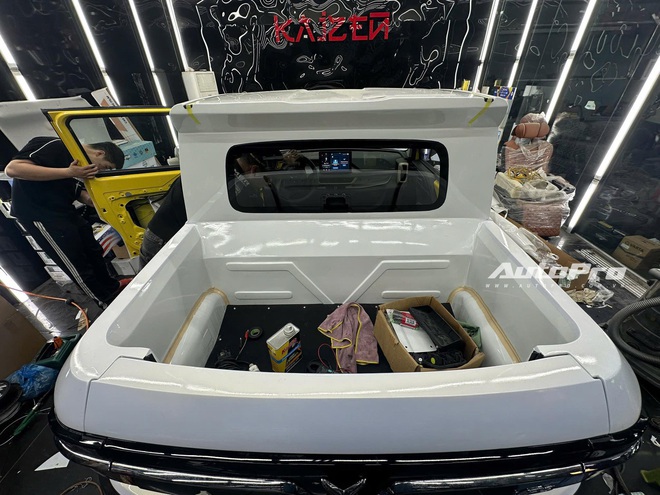 Gặp thợ Việt biến VinFast VF 3 thành bán tải, giải yêu cầu khó từ chủ xe: 'Sẽ tiếp tục nâng cấp để có phiên bản hoàn thiện hơn' - Ảnh 15