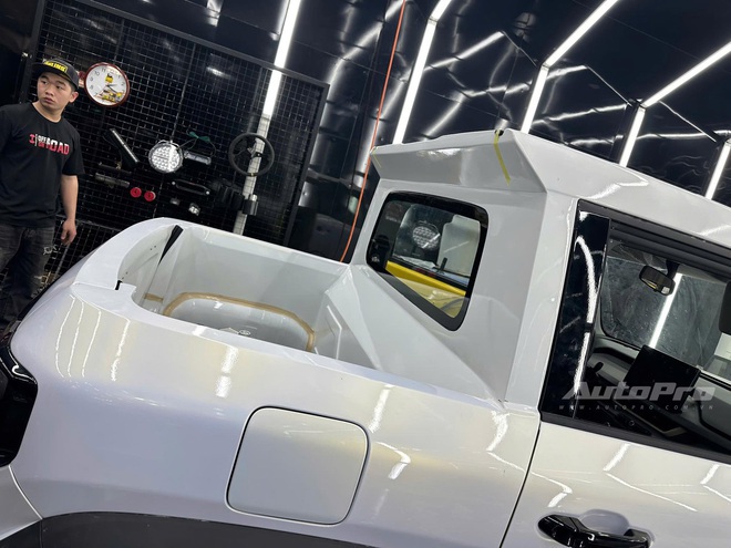 Gặp thợ Việt biến VinFast VF 3 thành bán tải, giải yêu cầu khó từ chủ xe: 'Sẽ tiếp tục nâng cấp để có phiên bản hoàn thiện hơn' - Ảnh 12