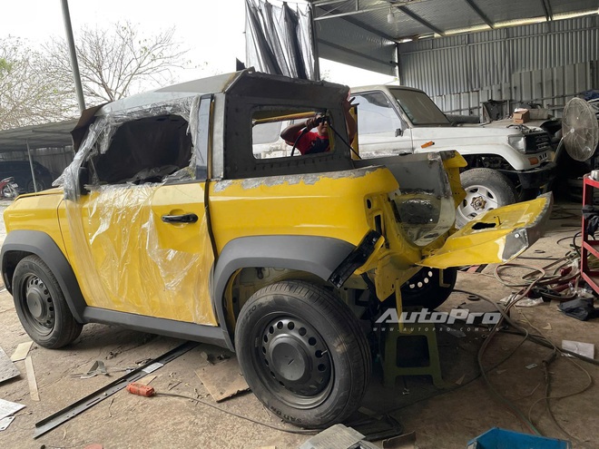 Gặp thợ Việt biến VinFast VF 3 thành bán tải, giải yêu cầu khó từ chủ xe: 'Sẽ tiếp tục nâng cấp để có phiên bản hoàn thiện hơn' - Ảnh 7