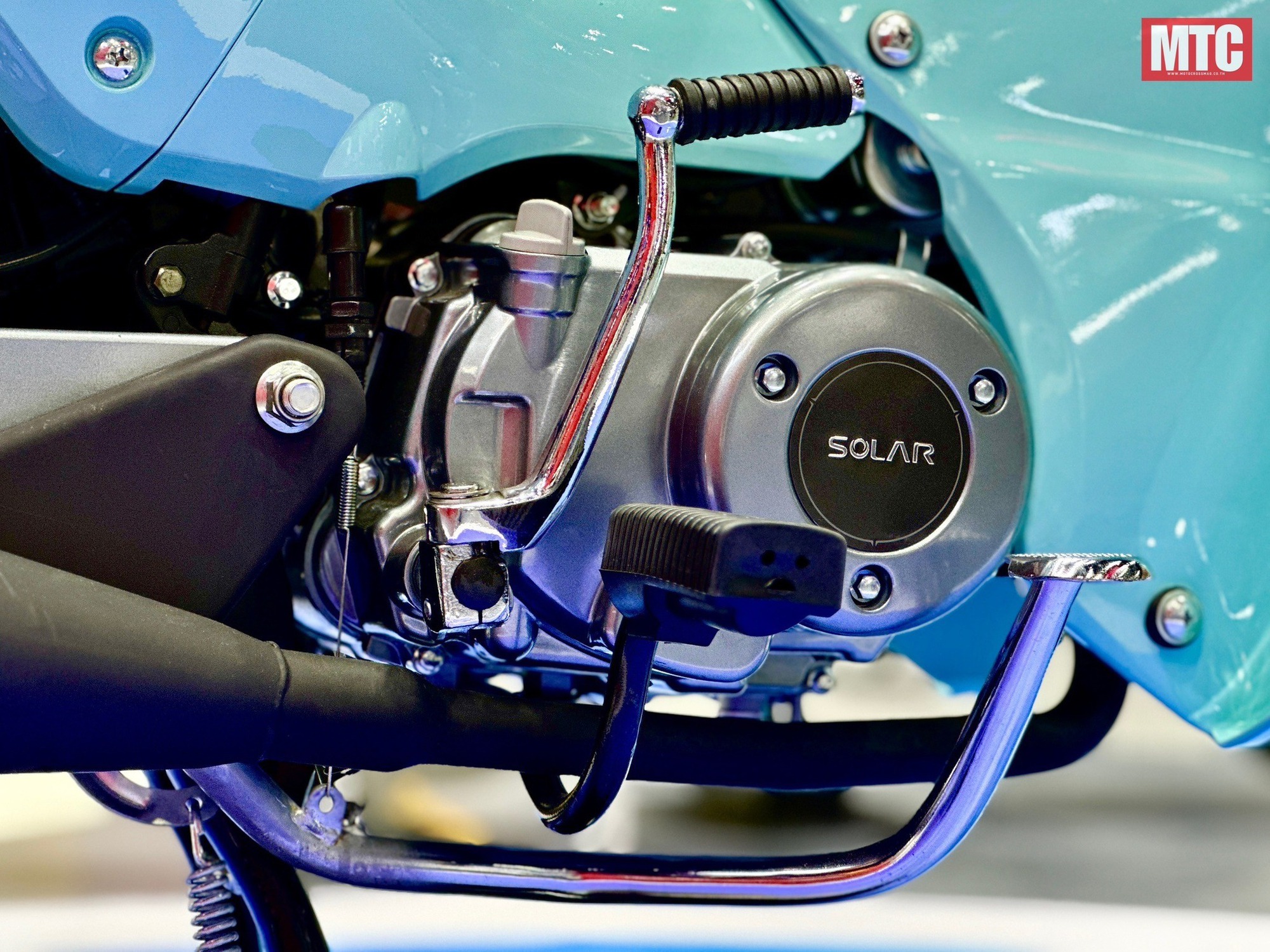 Tân binh xe số 125cc trình làng: Đẹp như Honda Super Cup, ăn xăng 1,83 lít/100km - giá hấp dẫn - Ảnh 5