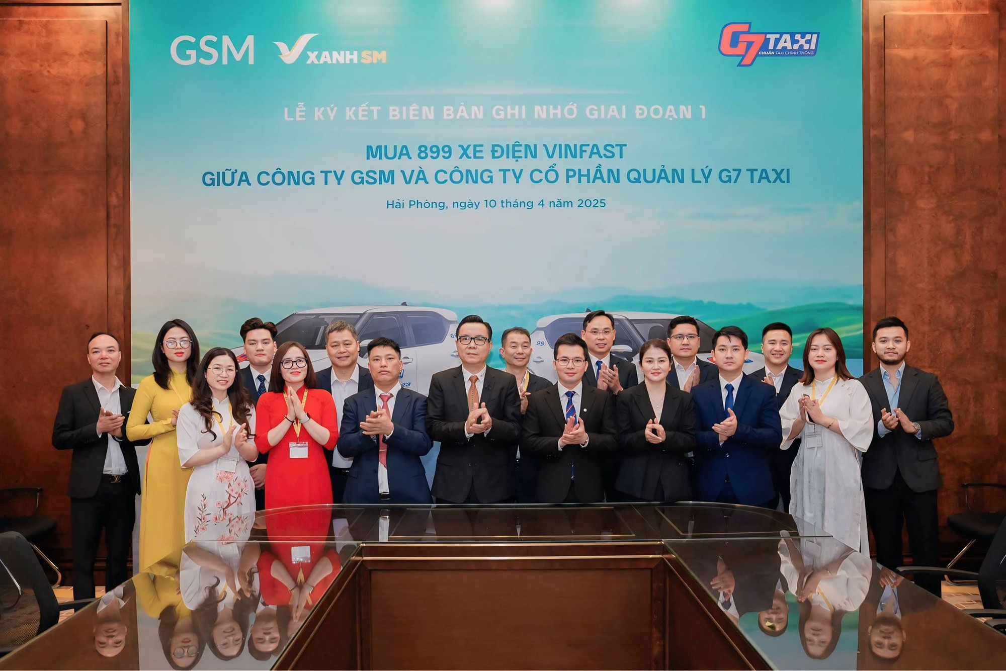 G7 hợp tác công ty của ông Phạm Nhật Vượng mua 899 xe điện VinFast, dự kiến 'xanh hóa' toàn bộ đội xe 4.000 chiếc - Ảnh 1