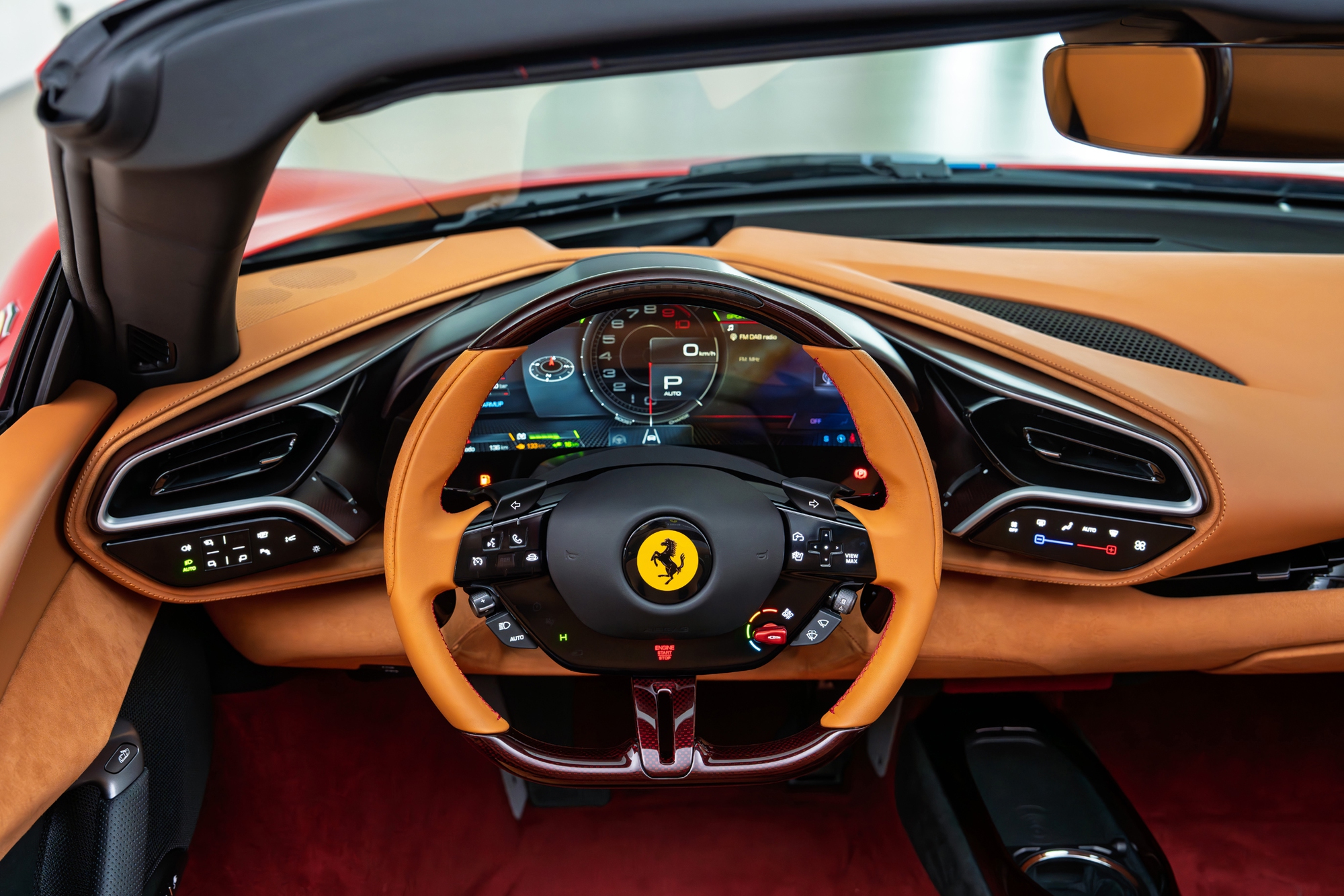 Ảnh thực tế Ferrari 296 GTS độc nhất Việt Nam: Màu sơn giống xe đua F1, nhiều chi tiết hiếm có trên siêu xe trong nước - Ảnh 14