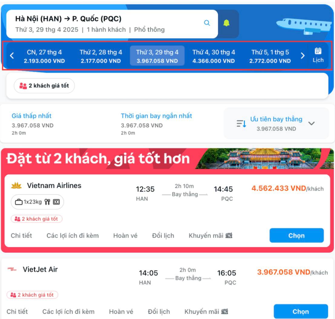 Vé máy bay dịp 30/4 tăng chóng mặt: Một địa điểm có giá vé tăng gần gấp đôi dù đi bất kì đâu - Ảnh 1