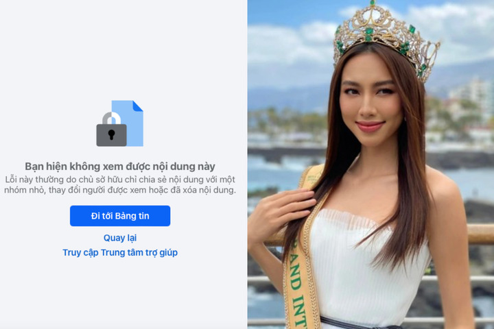 Fanpage, kênh TikTok triệu follower của Hoa hậu Thùy Tiên đồng loạt 'bay màu' - Ảnh 1