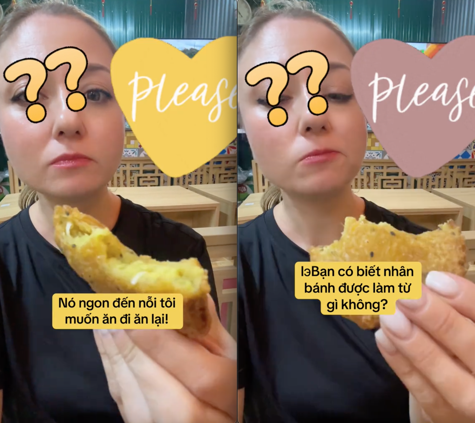 Khách Tây bất ngờ "cầu cứu" dân mạng Việt sau khi quán cà phê đưa cho cô 1 món bánh, netizen xem xong vẫn rối loạn - Ảnh 3