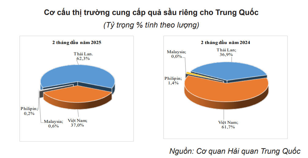 Sầu riêng Việt Nam hụt hơi trước Thái Lan tại thị trường Trung Quốc, một quốc gia ĐNÁ âm thầm tăng tốc - Ảnh 1
