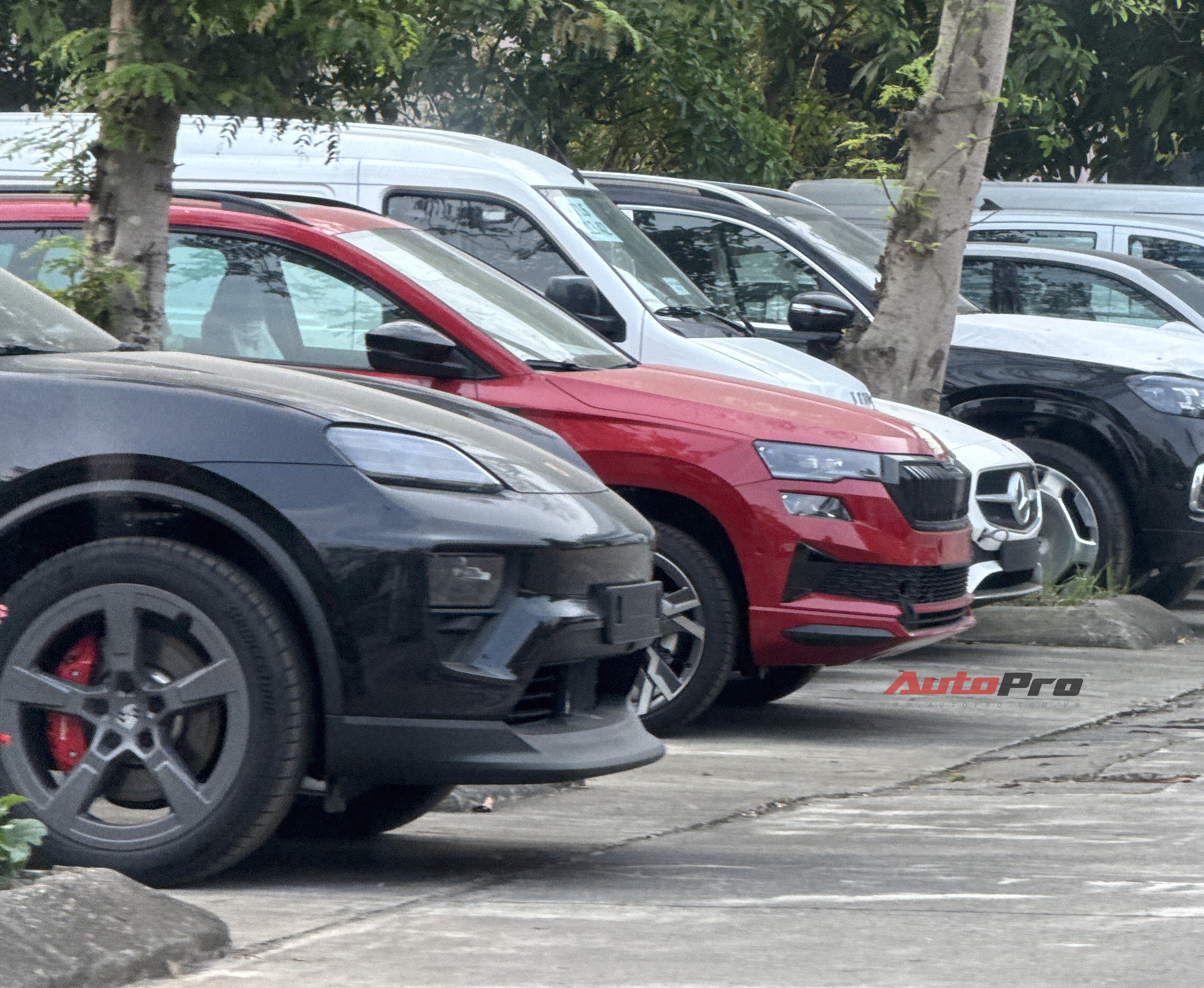 Skoda Karoq bản thể thao lần đầu lộ diện tại Việt Nam, dễ ra mắt trong thời gian gần cạnh tranh CX-30, Corolla Cross - Ảnh 2