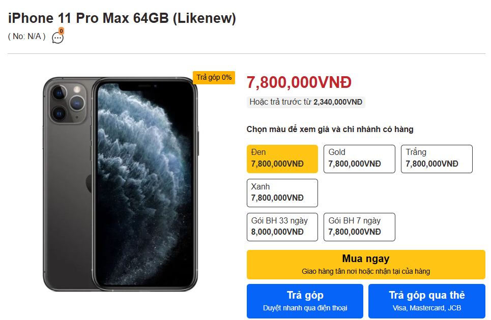 Giá nhiều mẫu iPhone cũ giảm mạnh, chỉ 7,8 triệu đồng là mua được iPhone 11 Pro Max - Ảnh 2