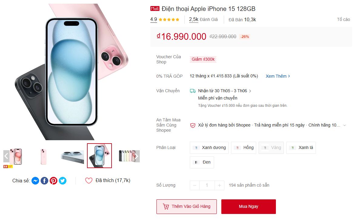 Loạt iPhone đang giảm giá đậm trên Shopee, giá rẻ giật mình, thấp hơn mua tại đại lý - Ảnh 4