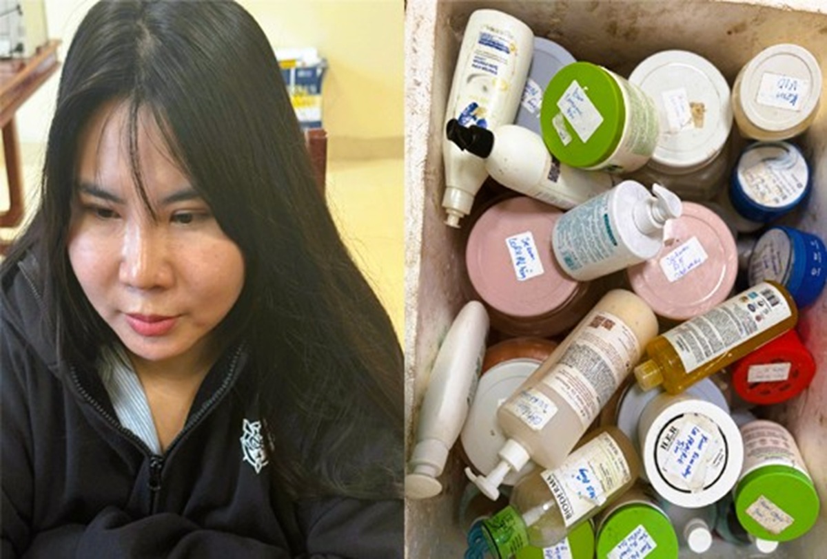 Người phụ nữ ở Thanh Hóa mua nguyên liệu 50.000 đồng/1 kg về "tự chế" mỹ phẩm bán kiếm lời - Ảnh 1