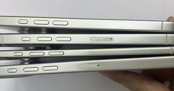 iPhone 17 Air mỏng đến mức gần bằng… nút bấm