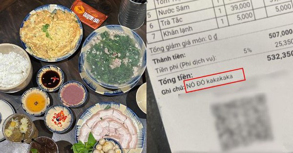 Chưa hết drama về giá “chặt chém”, Cơm Quê Dượng Bầu tiếp tục gây bức xúc vì khiến thực khách cảm thấy bị “giễu cợt”