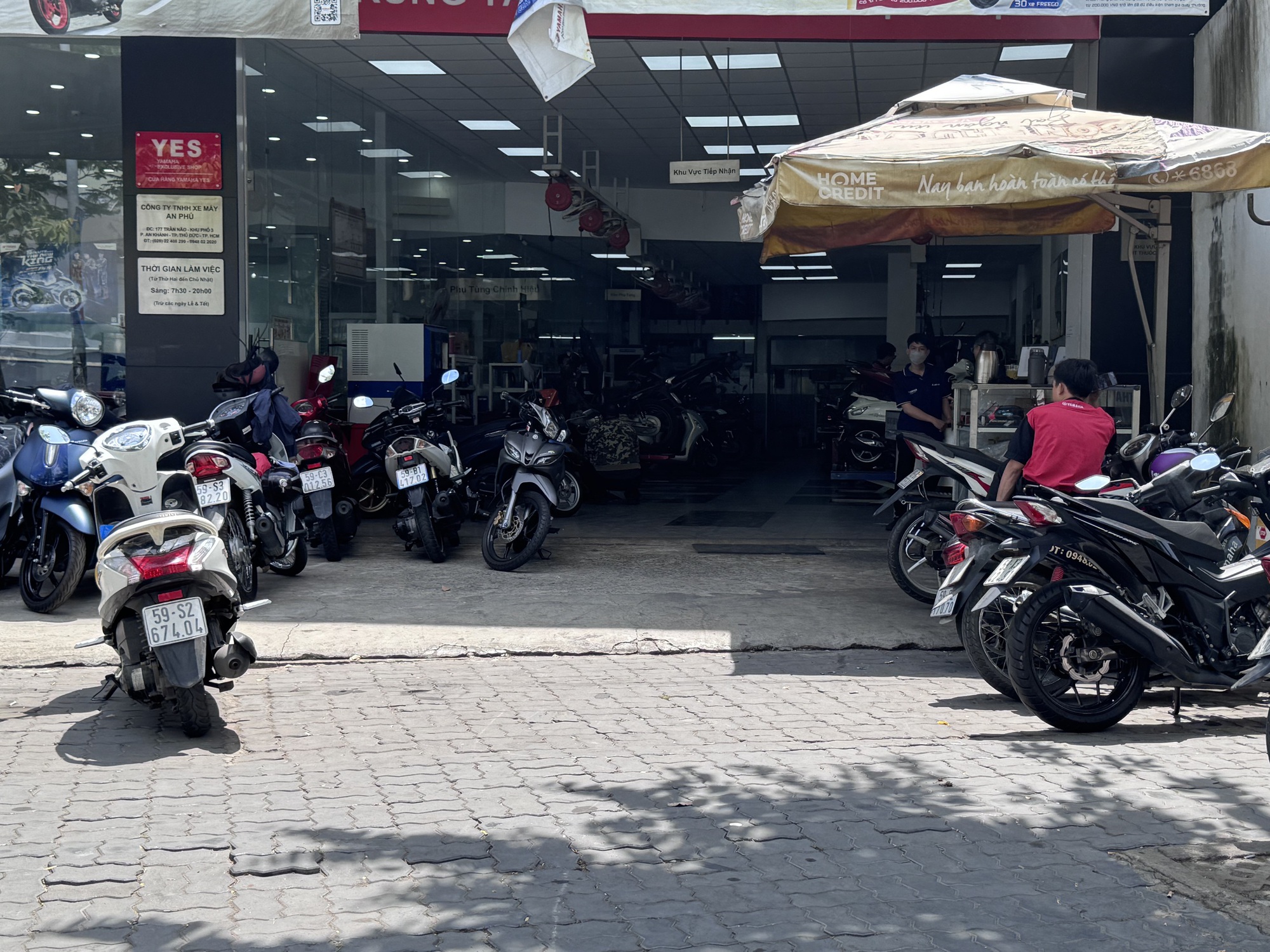 Thông tin mới vụ xe máy Yamaha nghi bị đóng lại số động cơ - Ảnh 1