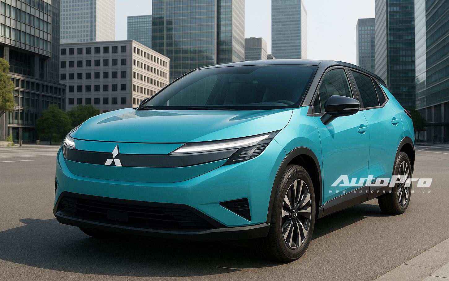 Mitsubishi sắp có SUV mới ngang cỡ Xforce, chạy điện hơn 480km/sạc, dùng công nghệ Nissan, bán năm sau - Ảnh 2