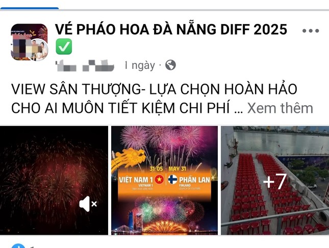 Đua nhau bán chỗ ngồi sân thượng xem pháo hoa Đà Nẵng - Ảnh 3