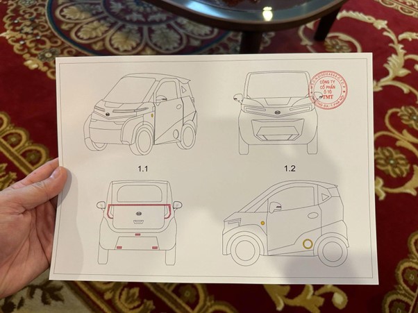 Lộ kiểu dáng công nghiệp, một mẫu ô tô sắp ra mắt tại Việt Nam, giá rẻ ngang Honda SH 350i? - Ảnh 2