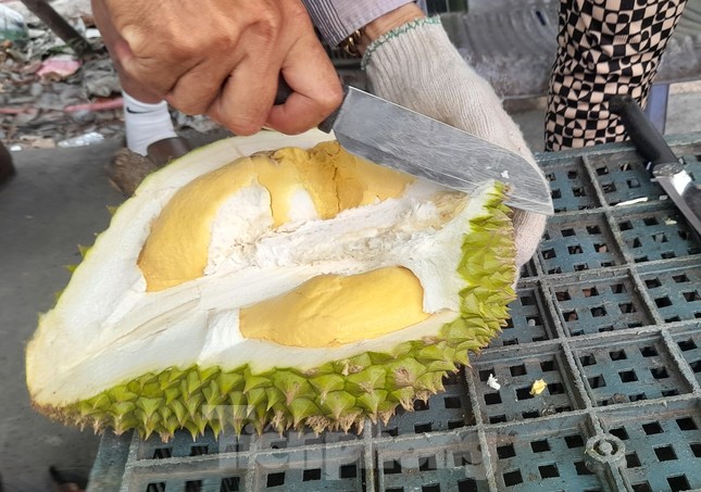 Sầu riêng ‘rẻ như bèo’ bán đầy đường - Ảnh 6