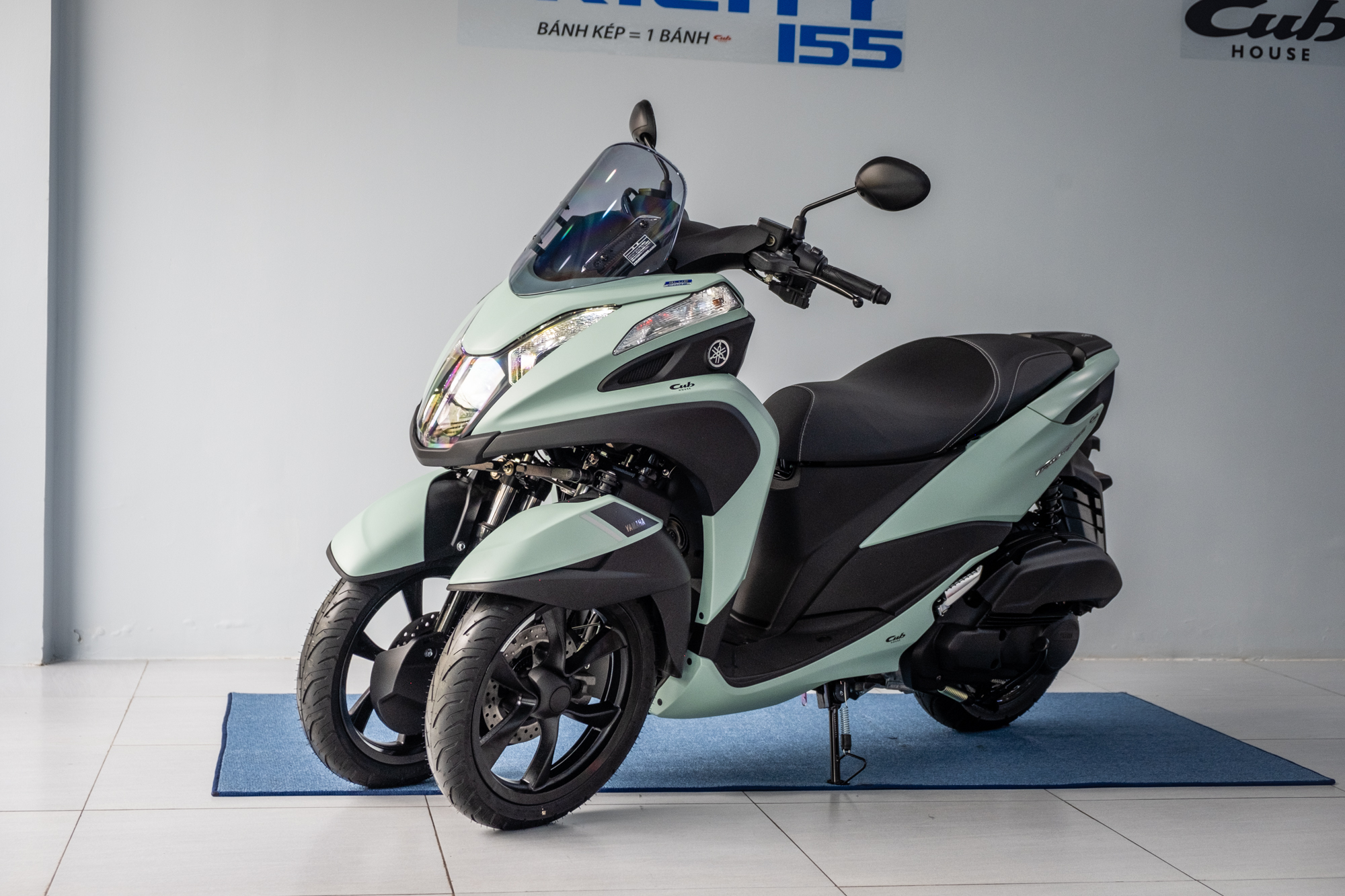 Yamaha Tricity 155 về Việt Nam: Bánh kép phía trước cho người người thích 'độc lạ', giá quy đổi từ 103 triệu đồng - Ảnh 1
