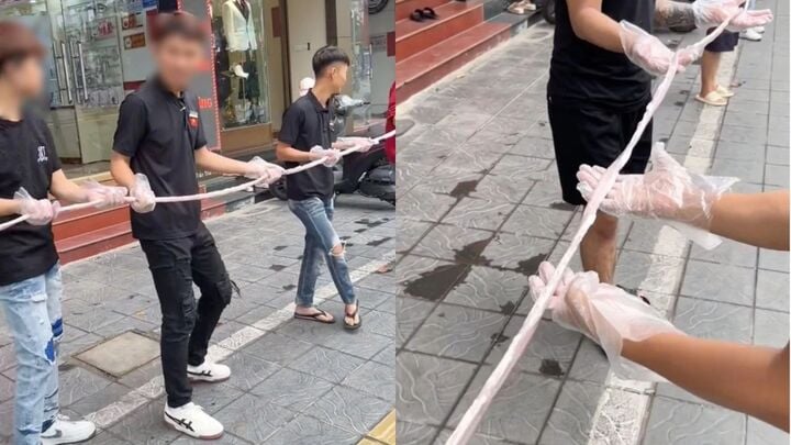 TikToker 'Thế Lòng Se Điếu' quảng cáo đoạn lòng lợn dài 40m là ai? - Ảnh 2